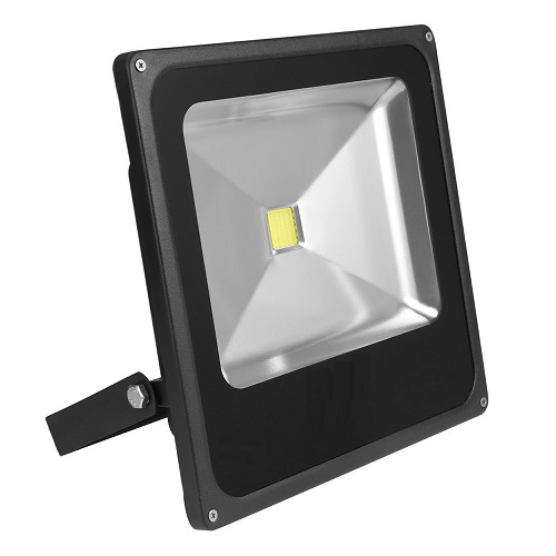 Refletor LED 50W Preto COB