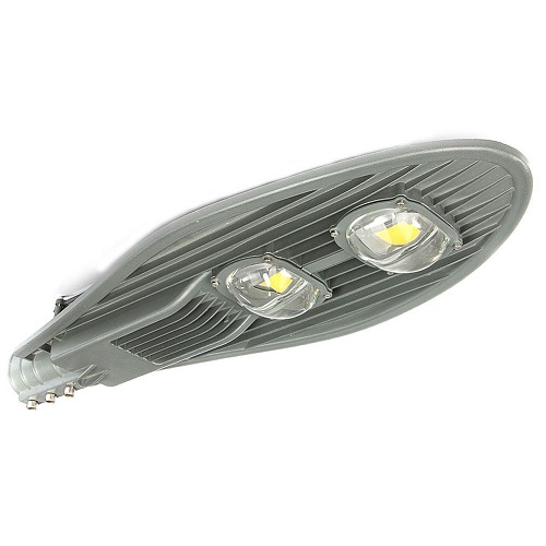 Luminária LED Pública 100W Cinza COB