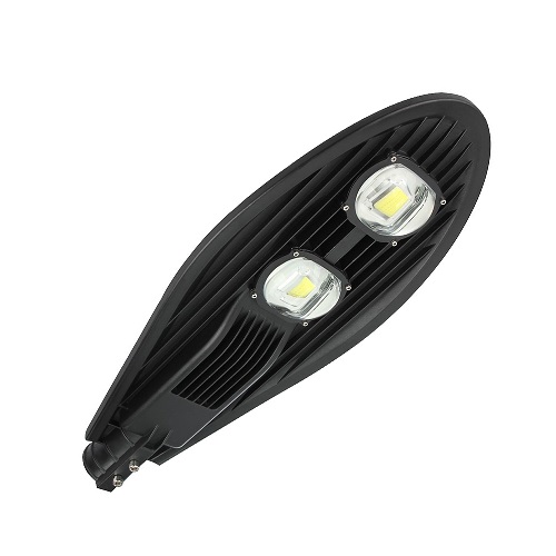 Luminária LED Pública 100W Preta COB