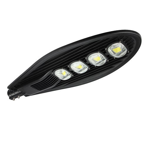 Luminária LED Pública 200W Preta COB