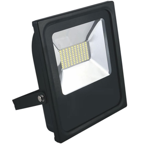 Refletor LED 50W Preto SMD