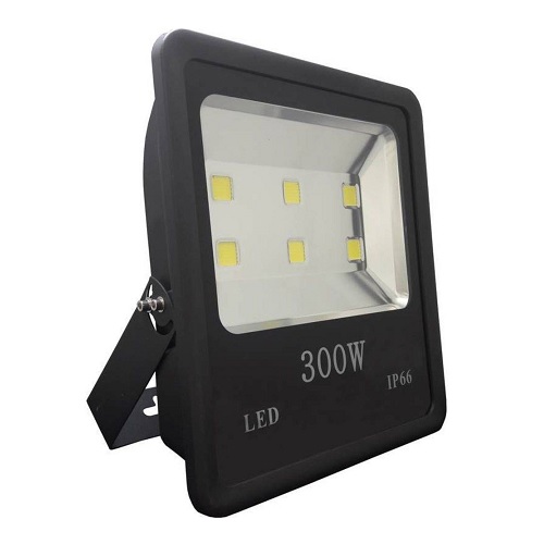 Refletor LED Slim 300W Preto COB