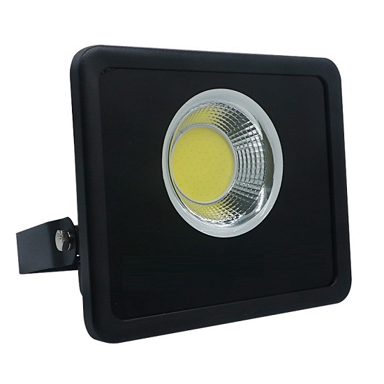 REFLETOR LED 50W PRETO ULTRA COB