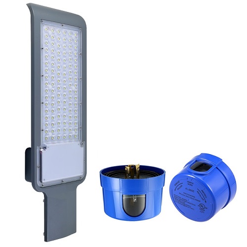 Luminária LED Pública Slim 150W SMD com Sensor Fotocélula